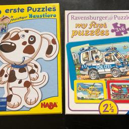 Einzeln 5€
6 erste Puzzle mit Figur und Spielidee ab 3 Jahren
Dann 3x6 Teile Tatütata:)