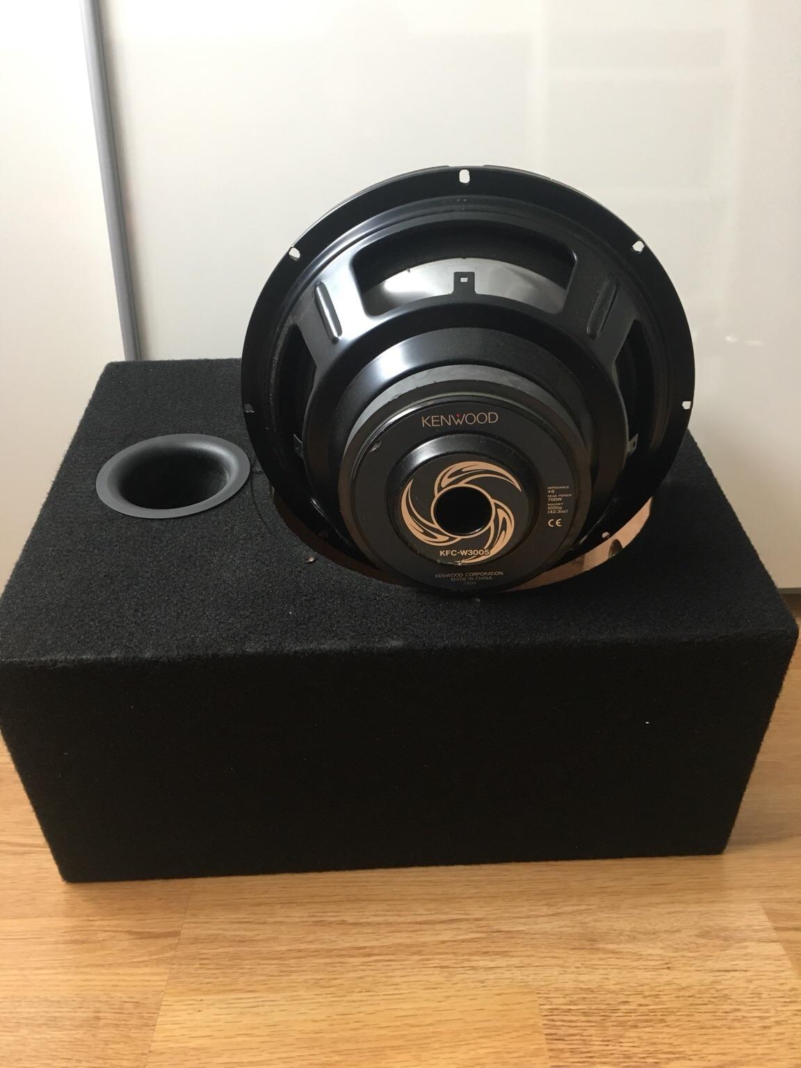KENWOOD KFCW3005 SUBWOOFER bass box in E10 London Borough of Waltham