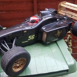 1/5th petrol F1 Racing car good condition come with radio gear and spare set of new wheels (this car is very fast) would do a deal with a Dji spark drone