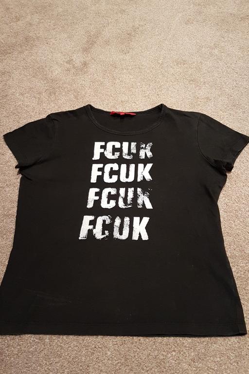 Buy & Sell Essex Epping Forest - Photos for Ladies FCUK French Connection T Shirt Black