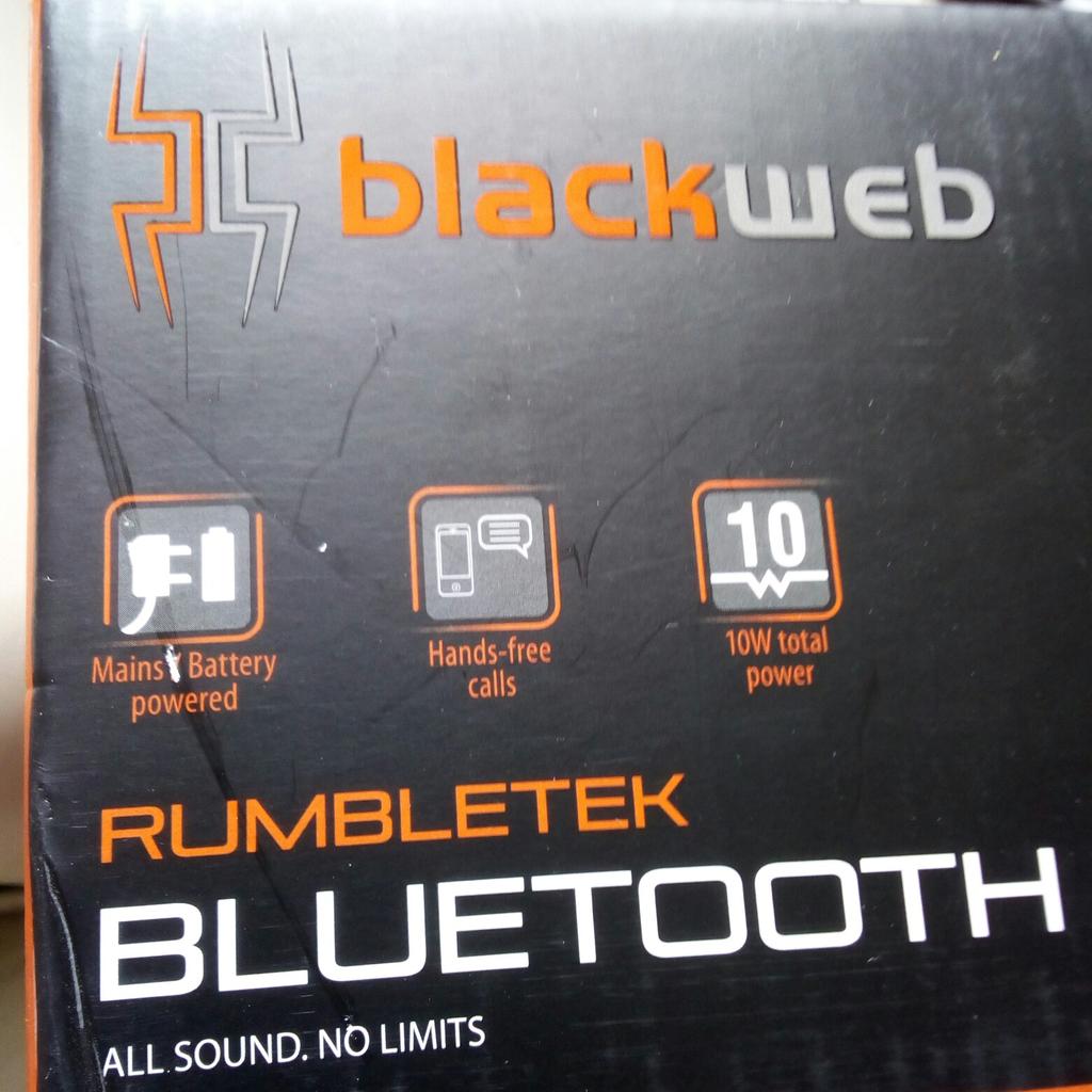 Blackweb rumbletek hot sale bluetooth speaker