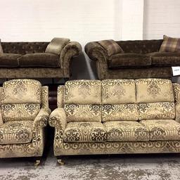 Ex Display Oakham 3+1 Seater Sofas ,in very good and clean condition
Colour - cream/green
Size 
3 seater sofa  L x 2100 mm,H x 1050 mm,D x 1000  mm
Armchair  L x 950 mm,H x 1050 mm,D x 1000  mm

SOFAPLUS 
Open to the public at 
21 Wulfric Square 
Peterborough 
PE38RF 

Opening Hours 
Mon -Sat: 10:00 -18:00 
Sunday by appointment 
M:07846073825