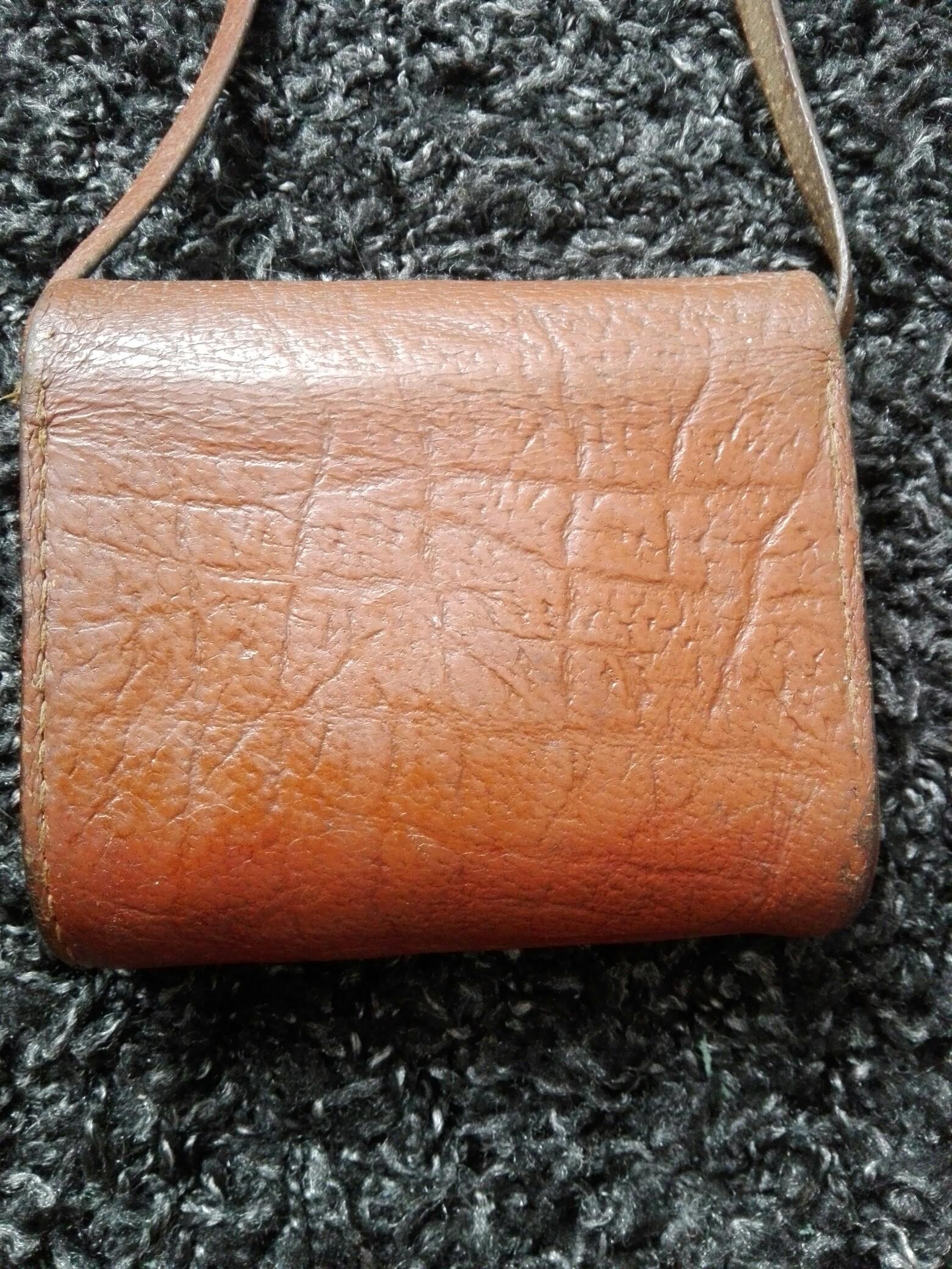 Alte DDR Brottasche~Kindergarten Rindsleder in 99947 Bad Langensalza