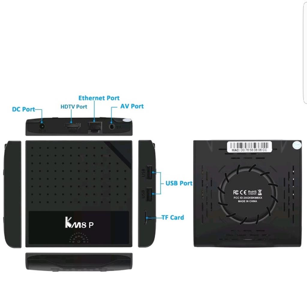 Vavoo tv box KM8P Amazon Prime Netflix.. in 58644 Iserlohn for €50.00