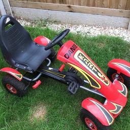 Child’s go kart in good used condition. Collection from Ch5 any questions please ask.