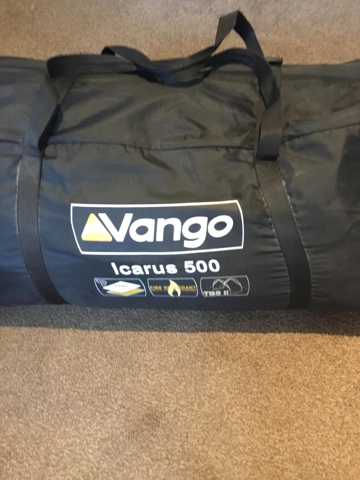 Vango Icarus 500 tent /front enclosed canopy in WF15 Kirklees for £120. ...