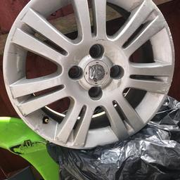 I am selling my corsa alloys because I bought some new ones nothing wrong with them no tyres 15 inch general curb rash just need a refurb no buckles or cracks any questions pleas ask