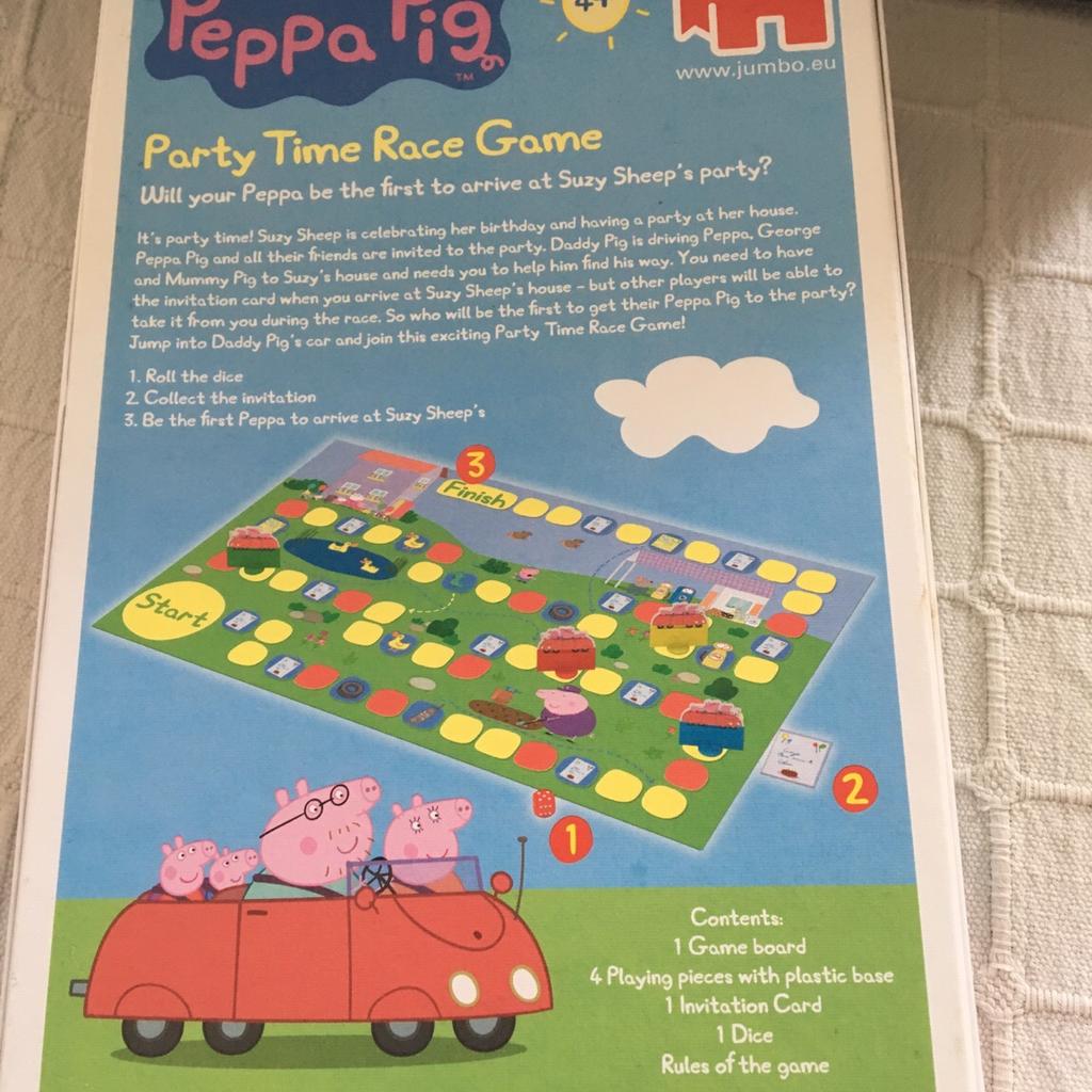 PEPPA PIG PARTY TIME RACE GAME in N4 London for £3.00 for sale Shpock