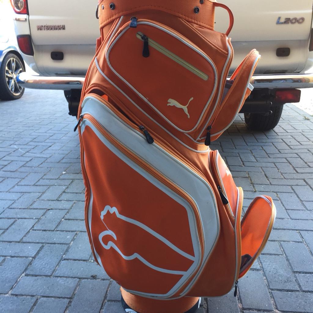 Puma golf bag best sale orange