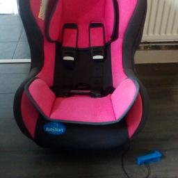 Babystart car seat. D9. Holds 9kg to 18kg in clean condition all works as it should