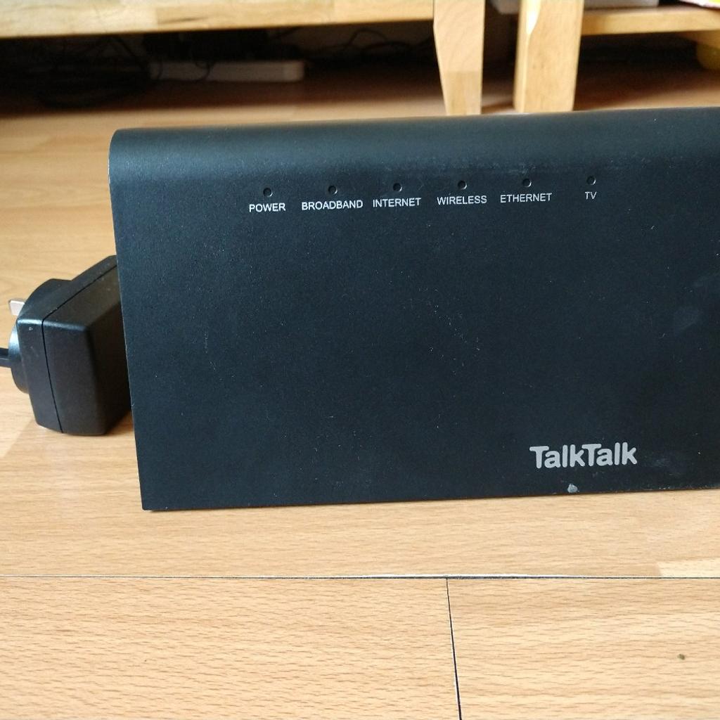 Talk talk Huawei Hg633 fiber router in PR25 Ribble for £5.00 for sale