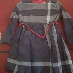 Burberry girl's dress,size 2yrs,worn but still a lot of life