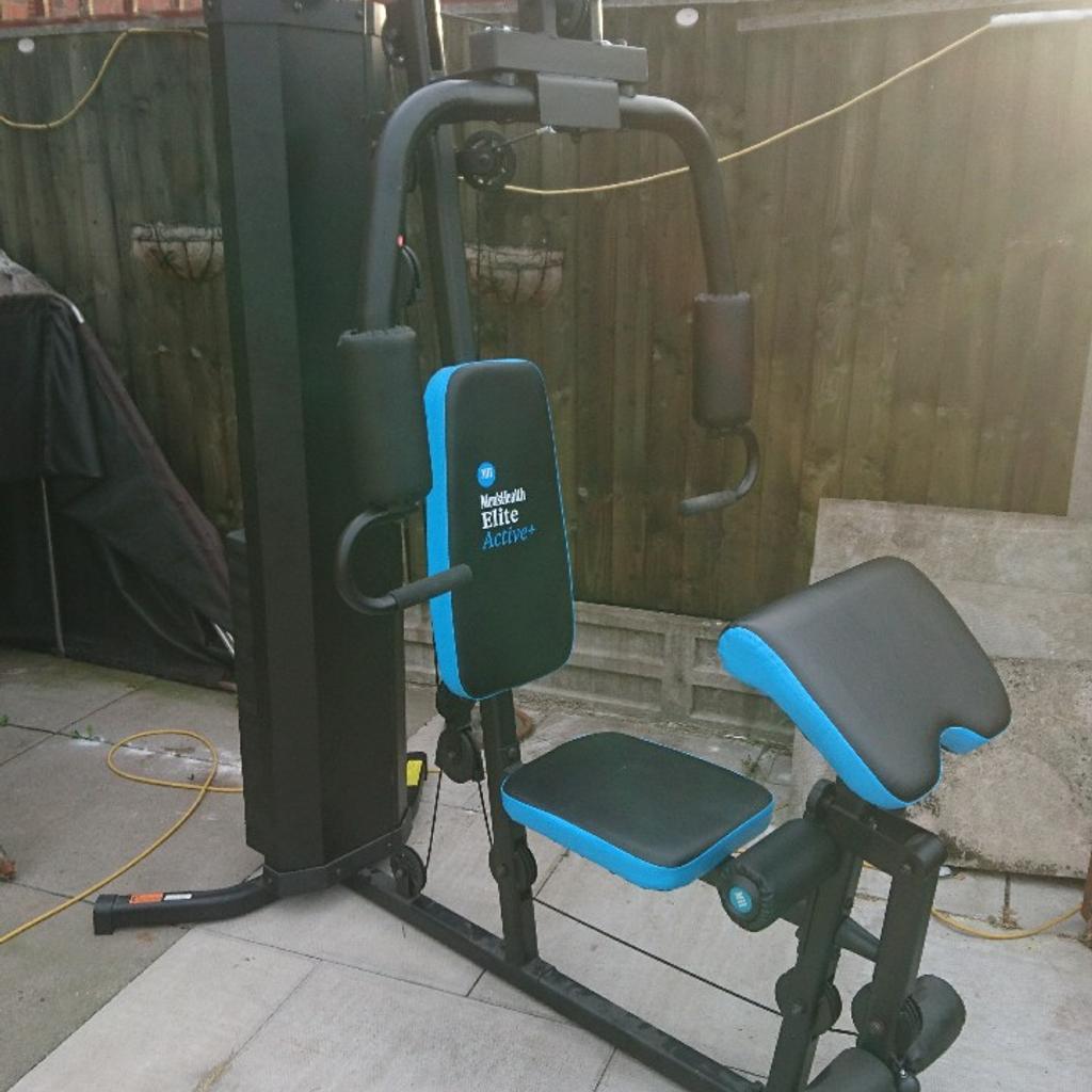 Men's health 66kg home multi outlet gym