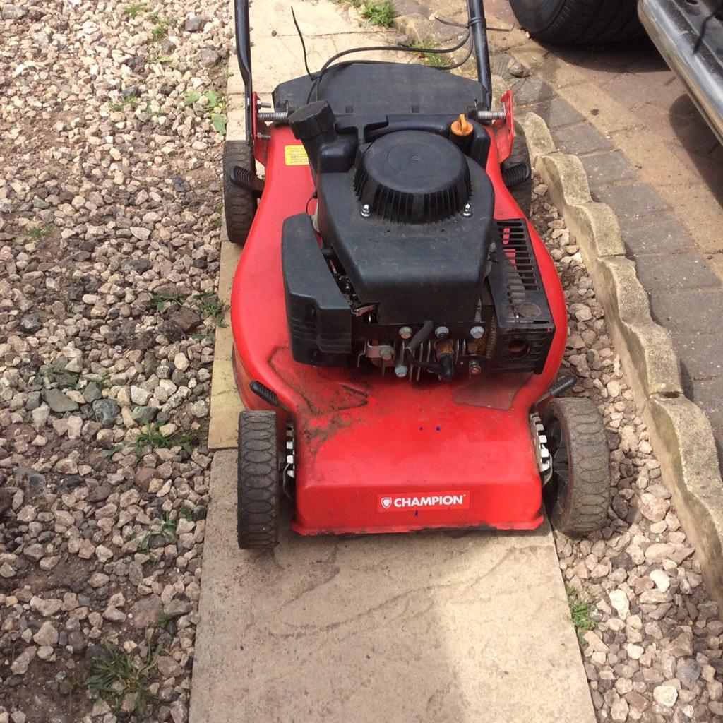 Champion lawn mower store r484 manual