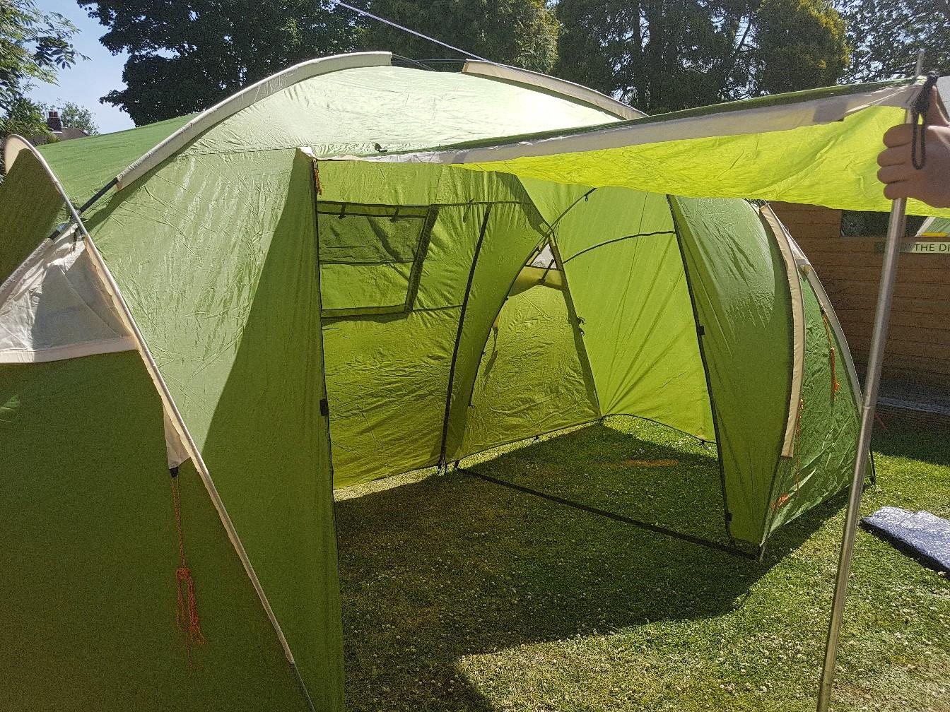 Halfords deluxe family tent in ST5Lyme for £35.00 for sale Shpock
