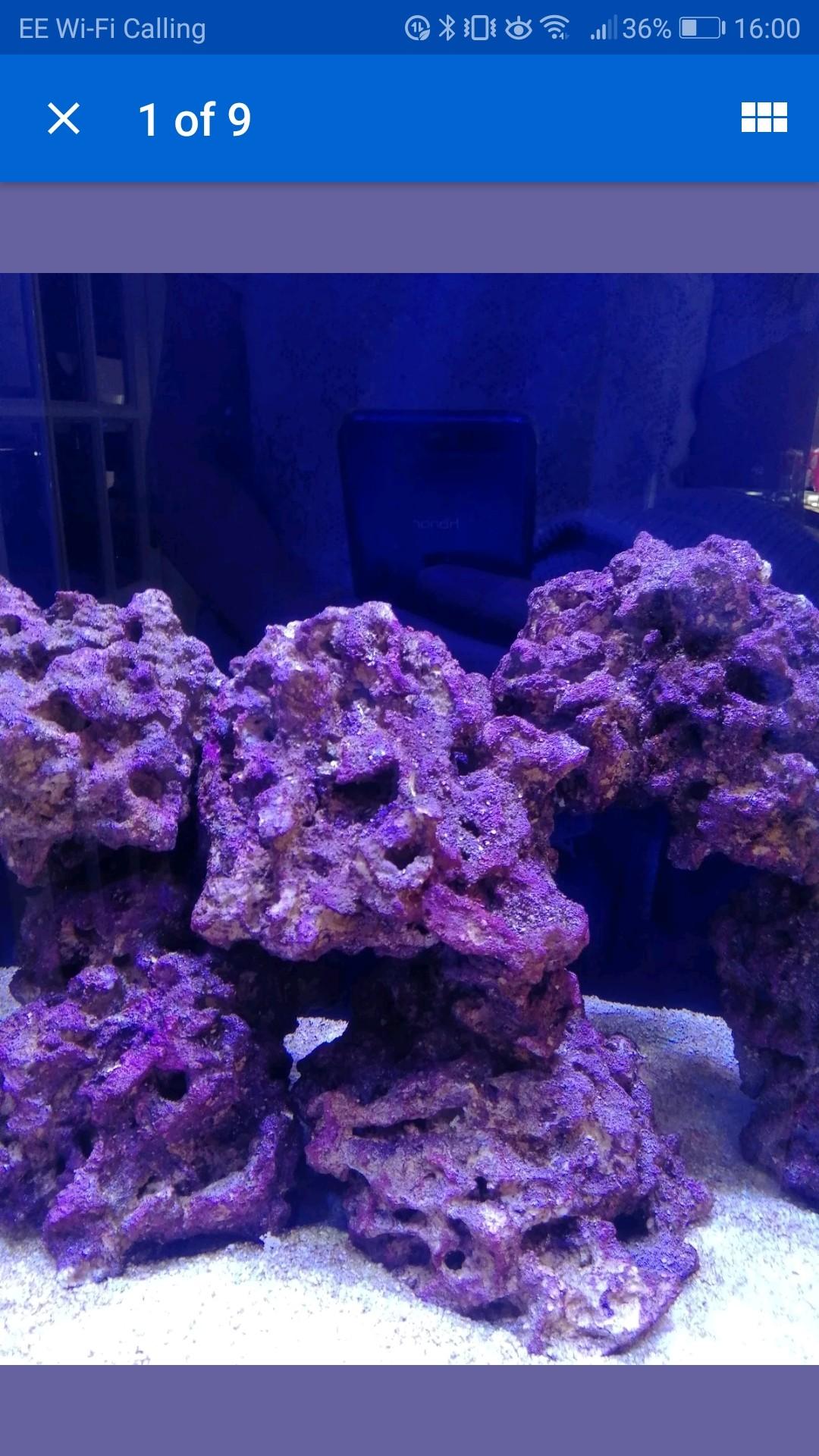 Caribsea Life Rock Marine Aquarium Live rock in Doncaster for £100.00