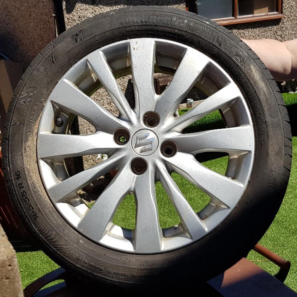 Suzuki Swift Alloy Wheels And Tyres In Wakefield For £150.00 For Sale 