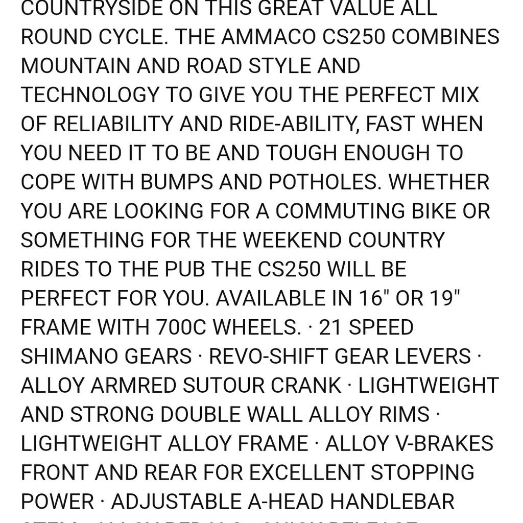 Ammaco cs250 clearance