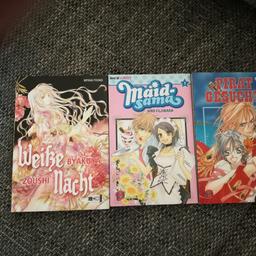 Verkaufe Mangas sehr gut erhalten 

Weiße Nacht one Shot 4 Euro
Maid Sama band 1 3.50 
Pirat gesucht one Shot 3.50