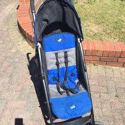 Used for a few months but in a very good condition. Seat reclines if baby or toddler is sleeping. Just needs a good clean.