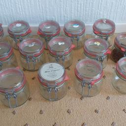 14 of medium kilner jars