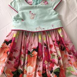 Gorgeous brightly patterned occasion dress, excellent condition.
