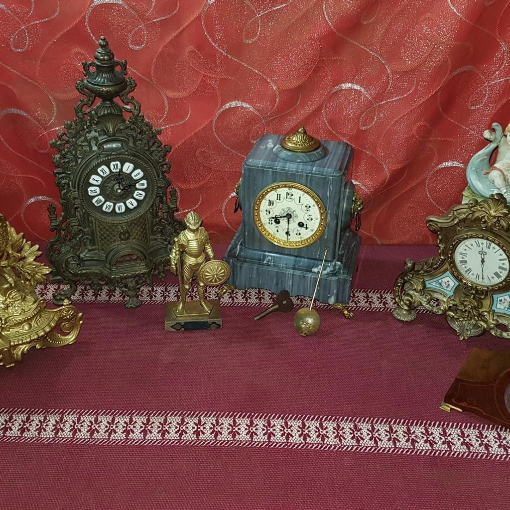 Lotto 12 Orologi Da Tasca Antichi In Ottone &ndash; Funzionanti Al Quarzo, Da Collezione, India