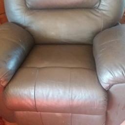 Flat recliner soft very comfortable leather chair can dismantle very easily to put in car or can deliver to Savick Larches or Lea if you can take today or tomorrow £30