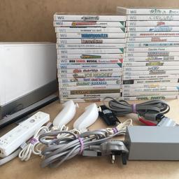 Nintendo Wii Console Fully working
One controller
Two nunchucks
All cables and rechargeable battery pack
38 copied games
£30 ONO