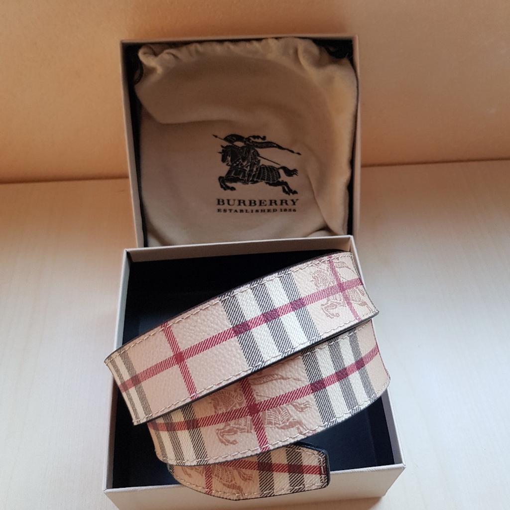 Cintura burberry uomo clearance usata