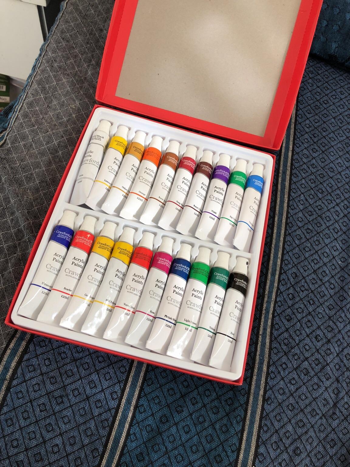 Crawford & Black acrylic paint set in M13 Manchester for £7.00 for sale