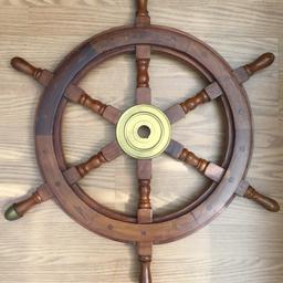 For sale ships wheel suitable for wall hanging is required