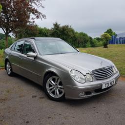 E320 CDI Elegance, 3.2 Diesel, in beautiful Champagne Silver colour, cream leather interior with wood trim. Very clean inside and out, you will not find a better example of this age. 

Owned since 2011. 

Rare full panoramic glass sunroof, with ambient roof light. 

Full Service History, 

MOT till May 2019. 

Upgraded 18" Alloy Wheels from a 2013 Mercedes E Class which cost us £800 back in 2016. 

Private plate not included. Has been reverted back to the original plate "YB52 XJG"