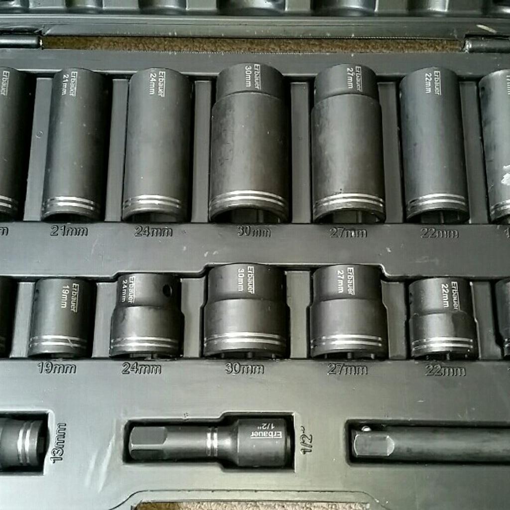 ERBAUER IMPACT SOCKET SET 21 PACK in DL5 Aycliffe for 35.00 for