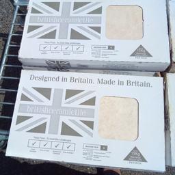 Band new tiles was purchased for a kitchen project which didn't go ahead 6 in a box 13 boxs