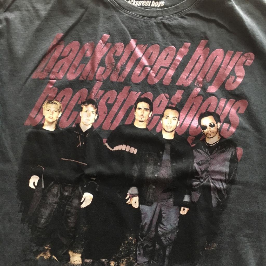 backstreet boys t shirt bershka
