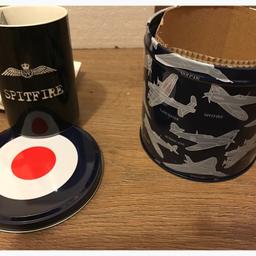 Celebrate 100 Years of high flyers with this RAF tin and mug.