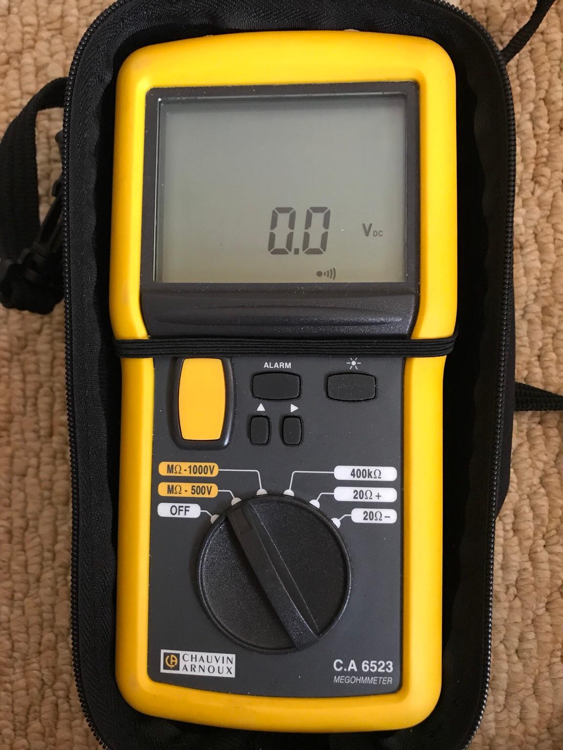 Chauvin Arnoux Ca Insulation Tester Dmm In Np Pontypool For For Sale Shpock