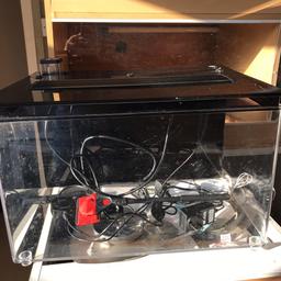 80l acrylic Hugo kamishi marine tank.
Has a rear sump. Skimmer, heater with digital control and light in lid.
Has been cleaned ready for collection. Excellent condition Only been used for 9 months. Cost £250 new. Only selling due to buying a larger tank (2nd photo is only to give an idea of it set up) open to sensible offers