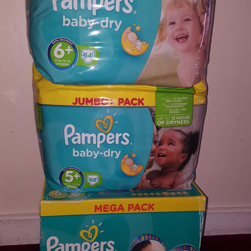 Pampers mega box size hot sale 2