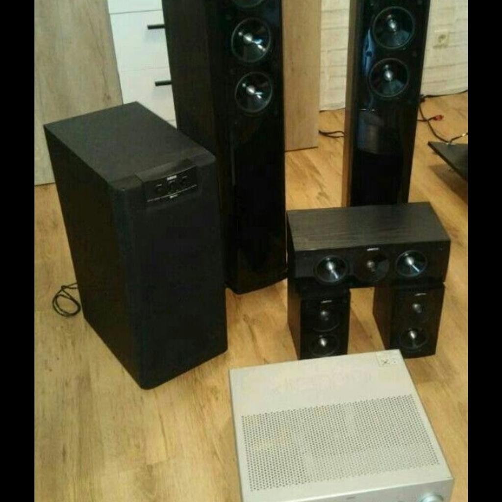 Jamo S 608 Heimkino + Jamo Avr + Yamaha Sub in 78224 Singen (Hohentwiel