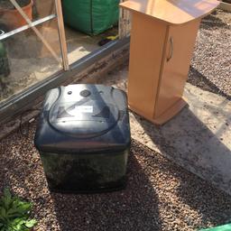 Holds 40+ litres, comes with heater and filter and gravel but needs a really good clean.... collection only from bargoed