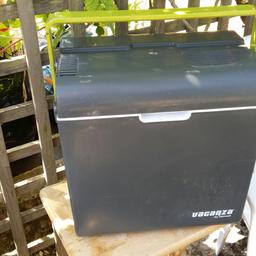 Portable fridge. Good condition ideal for picnic camping or holidays retractable handle 12 volt for car or caravan. 240 volt for home use ( 240 v cable not supplied )