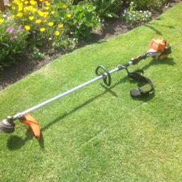 Here's a great quality stihl fs85 strimmer runs ok could probably use a service at some point anyway these are great strimmers as they say they don't make them like this anymore!!!!! Grab a bargain!!! P.s the gears on the strimmer have been greased with proper stihl gear grease grab a bargain £90