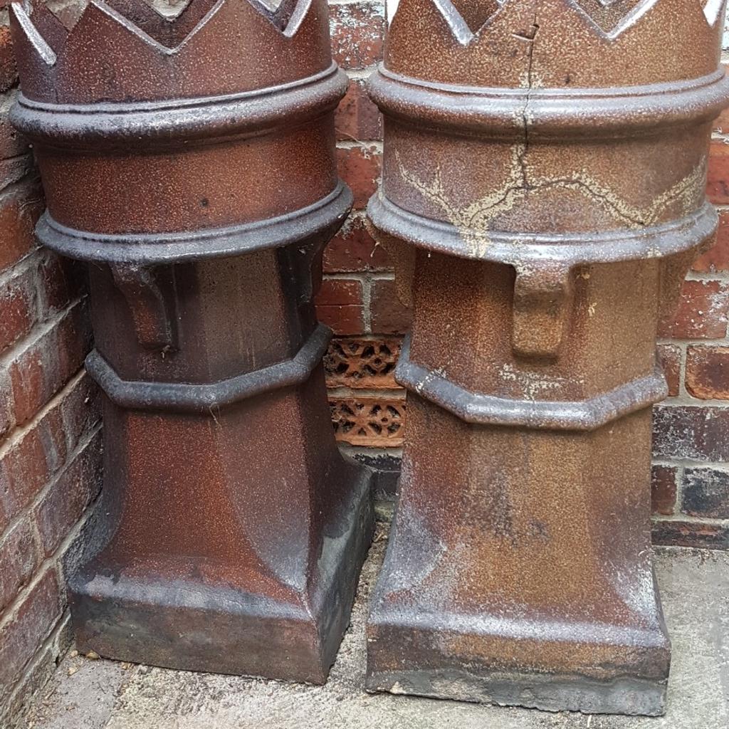 Traditional Chimney Pots King and Queen in WF10 Wakefield for £60.00 for sale Shpock