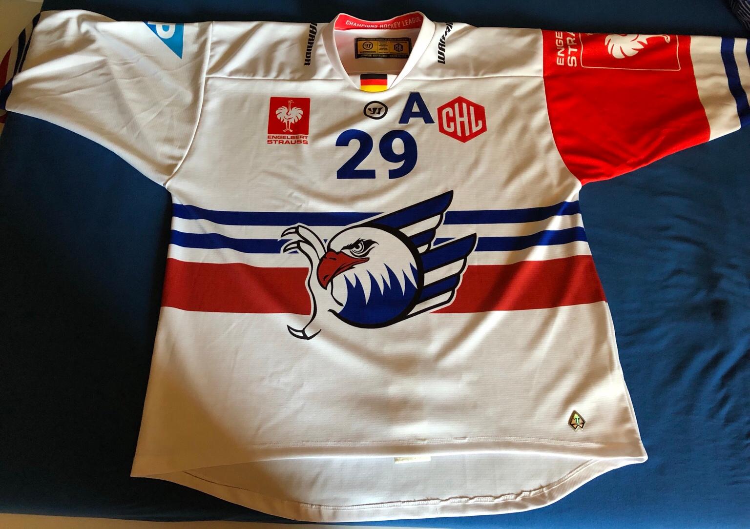 Adler Mannheim Eishockey Trikot Rarität! in 67598 Gundersheim für 70,00 €  zum Verkauf