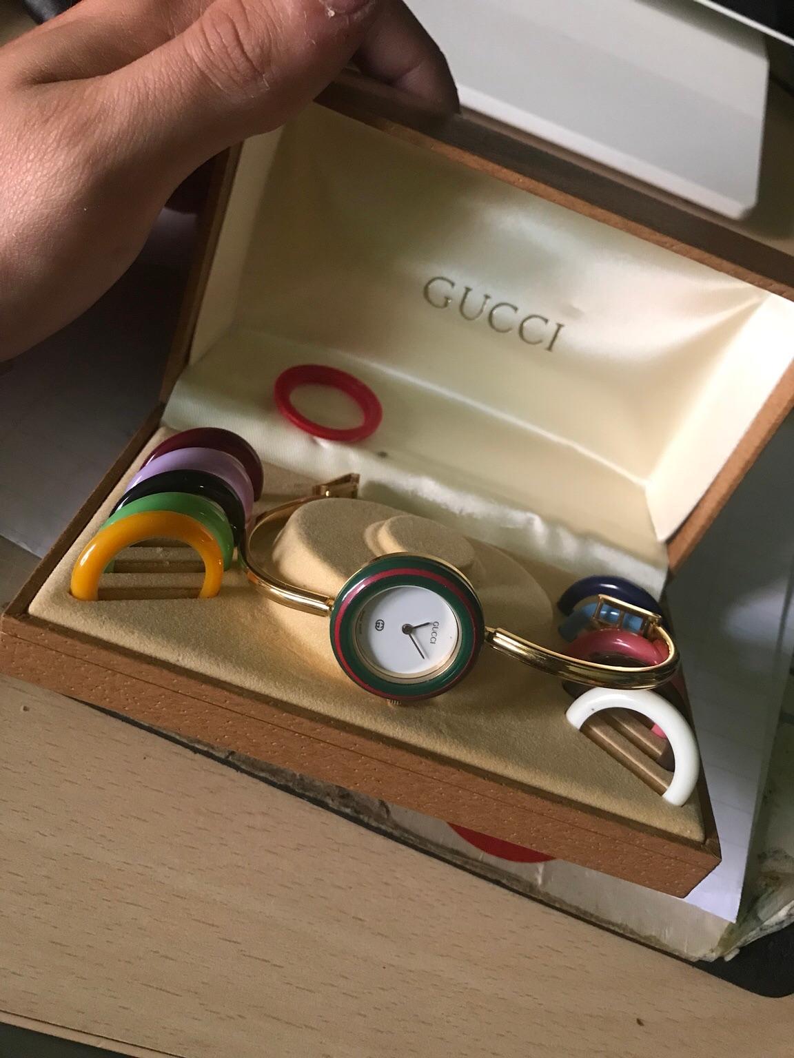 Orologio gucci vintage con ghiere clearance intercambiabili