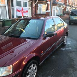 Excellent Honda Civic 1.4 with mot till May 2019,some scratches and inner roof needs attention,drive smoothly,good tyres and brand new exhaust.selling it bcos have got a van.£300 ono,no time waster pls