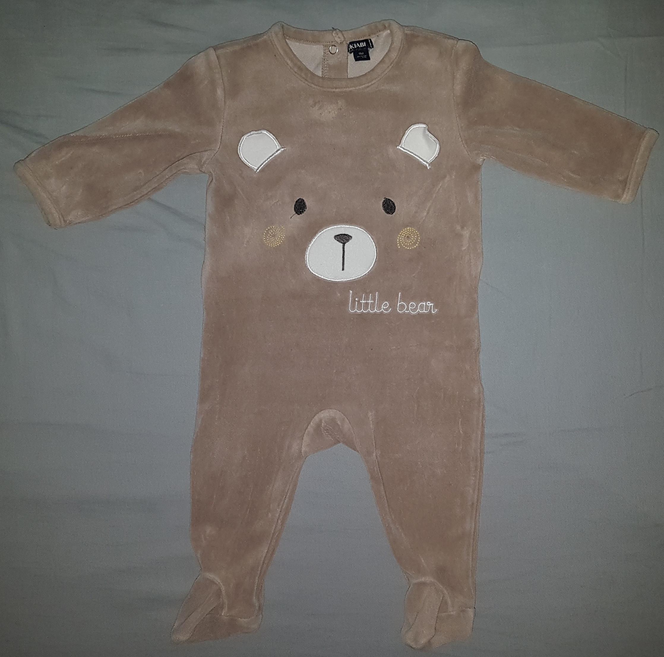 Artesania Cerda Tutina Interlock Per Bambini - Modello Leone, Grigio, Manica Lunga, 100% Cotone, Lavabile In Lavatrice, Taglia Unica 01M