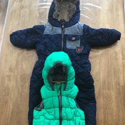 NEXT Snow suit and padded jacket, excellent condition. Smoke free home. Collection only.